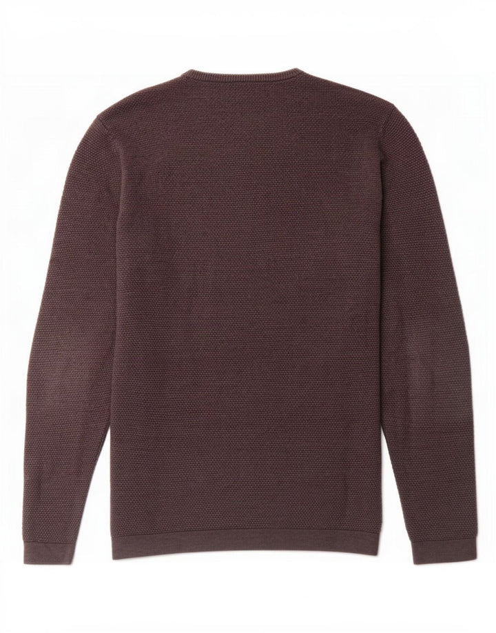 Męski sweter z okrągłym dekoltem Zara, mały szary