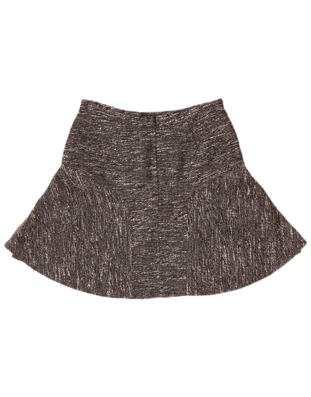 J. CREW Damska spódnica o linii A US 0 XS W28 Czarny poliester w cętki