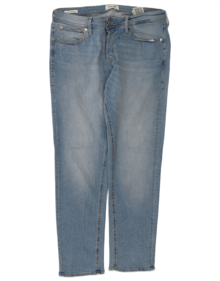 Męskie jeansy Jack & Jones GLENN Slim W36 L32 Niebieska bawełna