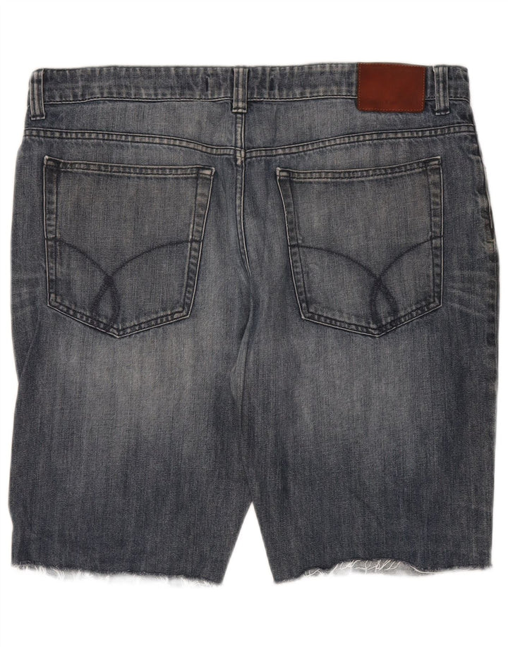 Męskie spodenki jeansowe Calvin Klein W36, duże, niebieskie, bawełniane
