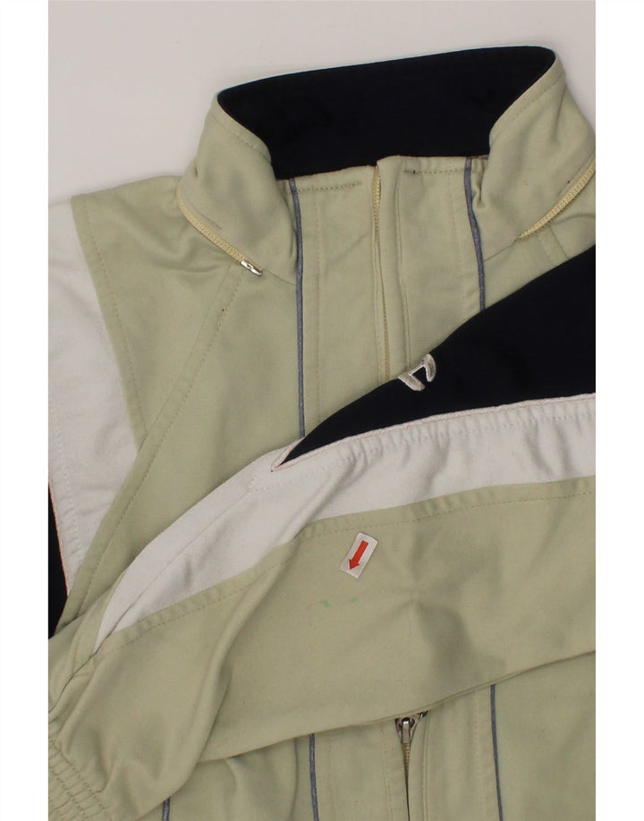 CHAMPION Boys Tracksuit Top Jacket 5-6 Years Green Colourblock Polyester Vintage Champion and Second-Hand Champion from Messina Hembry 
