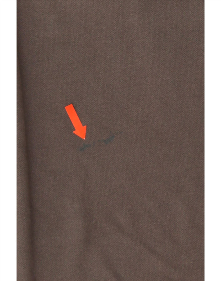 Męska koszulka polo Fila, średnioszara, bawełniana