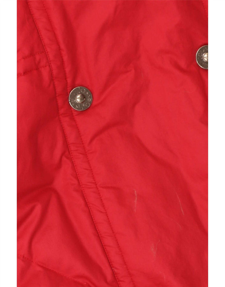 HEAD Damski, oversize'owy, dwustronny płaszcz z podszewką IT 48 XL, czerwona bawełna