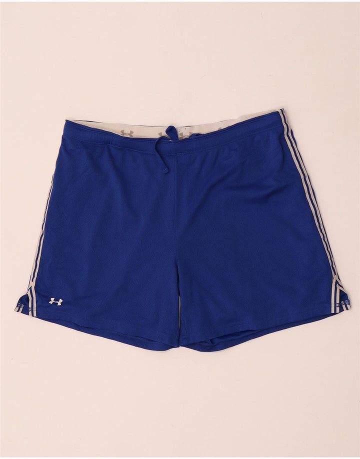 Męskie spodenki sportowe Under Armour Heat Gear, średnioniebieskie, poliestrowe