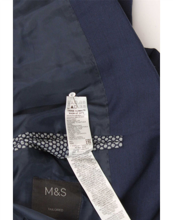 Marks & Spencer Męska marynarka zapinana na 2 guziki, UK 42, duża, granatowa