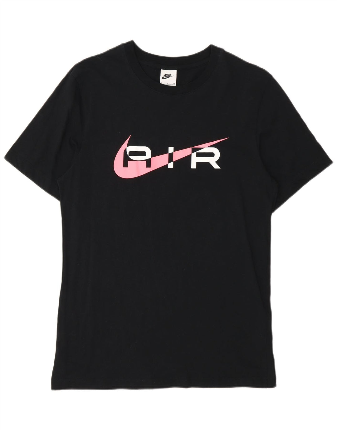 Męski T-shirt z grafiką Nike, mały, czarny, bawełniany