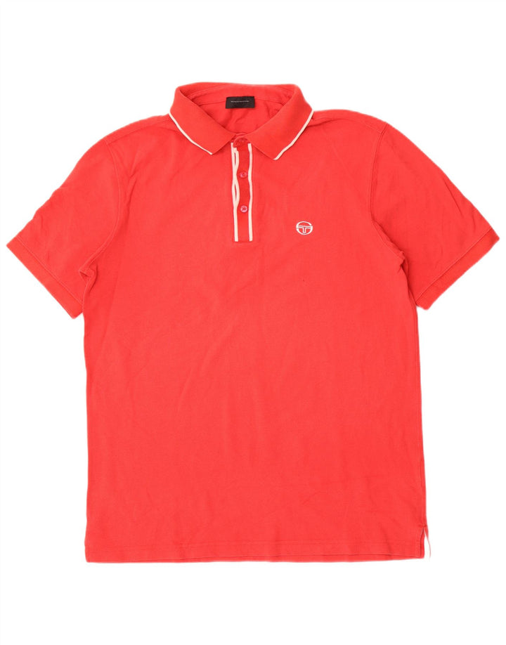 Męska koszulka polo Sergio Tacchini XL, czerwona, bawełniana