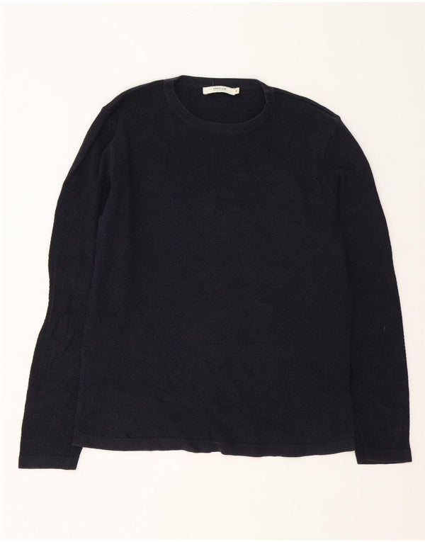 Męski sweter Jack & Jones z okrągłym dekoltem, duży, granatowy, bawełniany