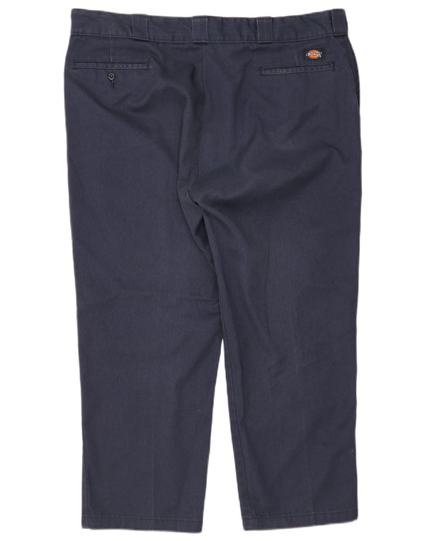 Dickies Mens 874 Original Fit Chino Trousers W42 L28 Navy Blue Polyester
