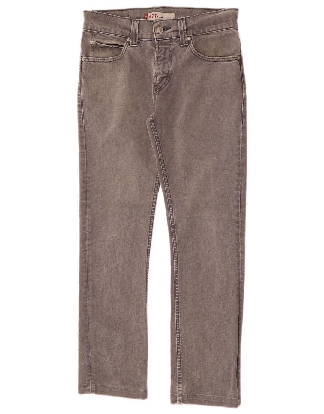 Męskie jeansy Levi's 511 Slim W30 L29 Szara bawełna