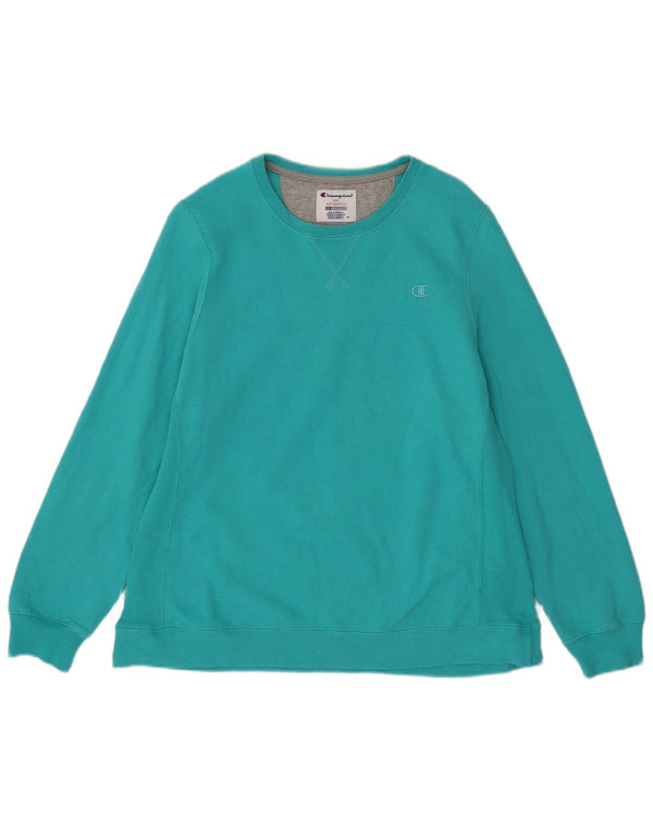 Bluza damska Champion UK 20 2XL Turkusowa bawełna