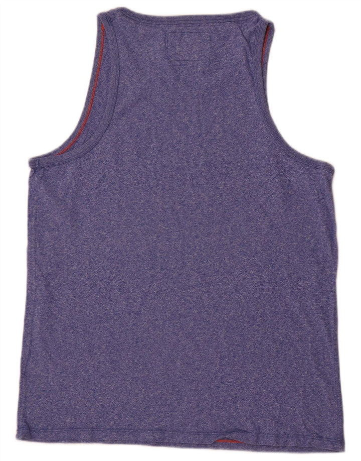 Męska kamizelka Superdry, duża, niebieska, nakrapiana