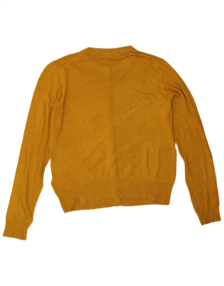 Marks & Spencer Damski sweter oversize UK 8, mały, żółty