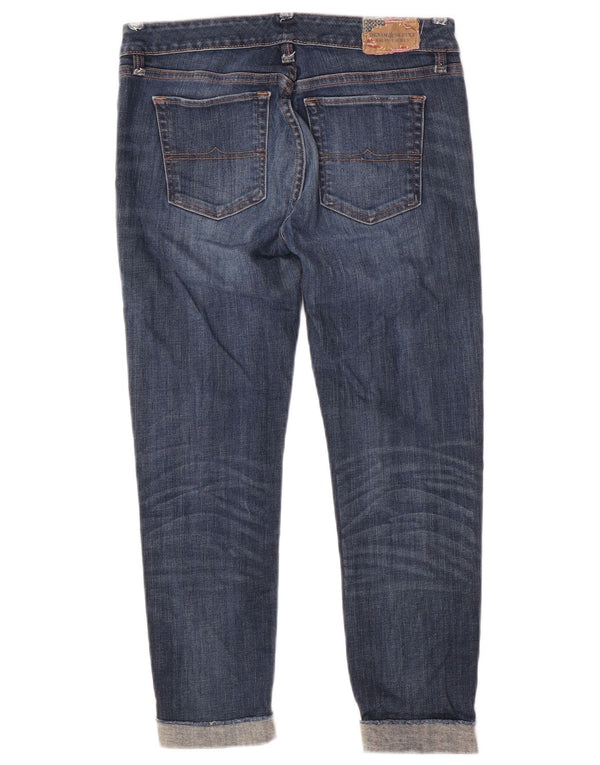 Damskie jeansy Crop Skinny Ralph Lauren W29 L26 Niebieskie bawełniane