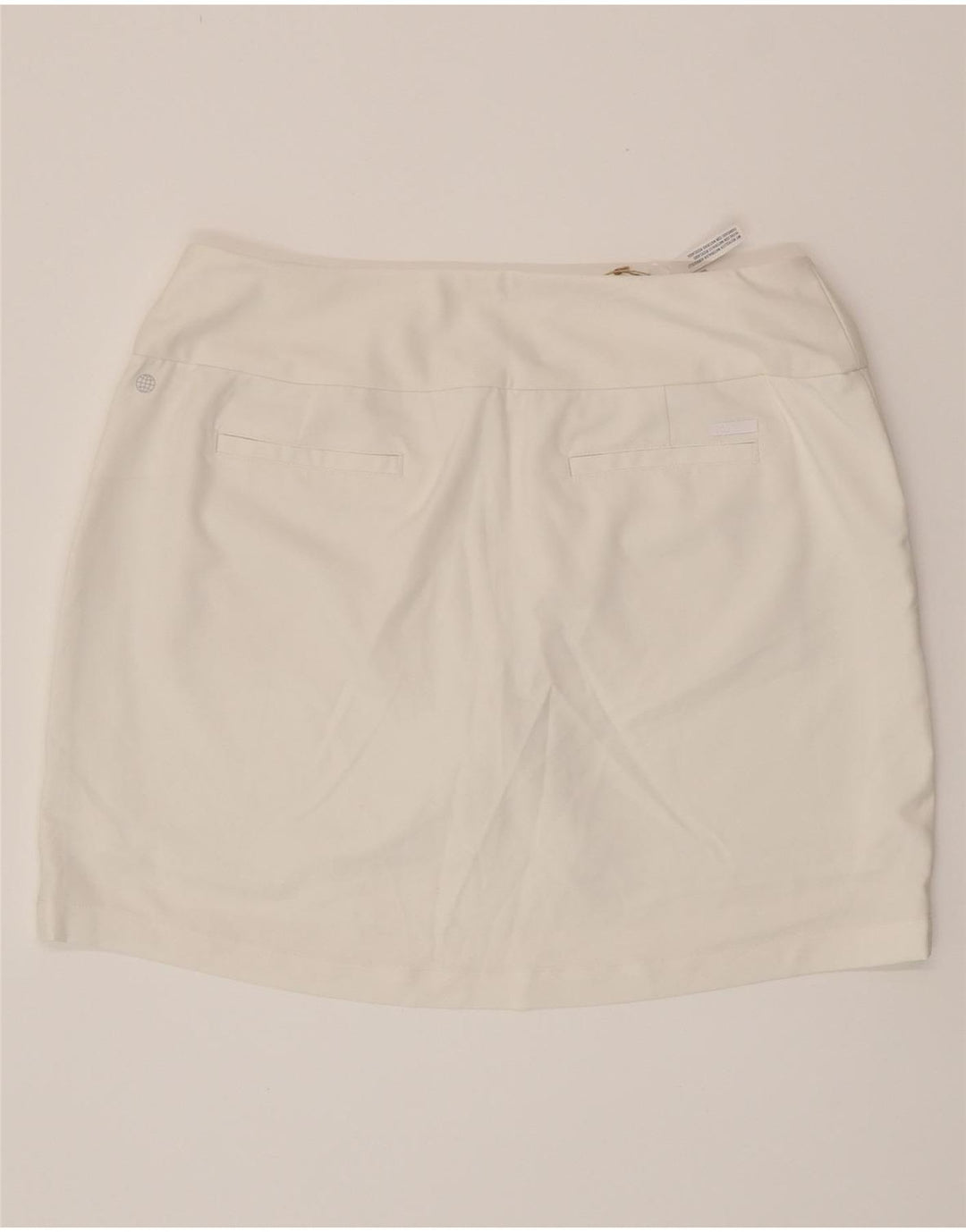 ADIDAS Womens Skort UK 16 Large  White Polyester
