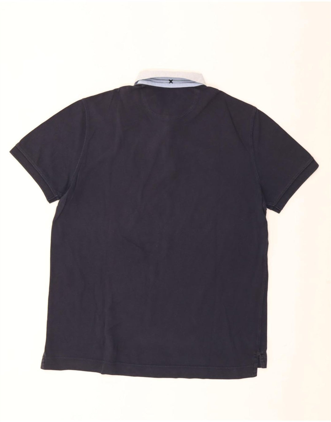 Męska koszulka polo Massimo Dutti, duża, granatowa