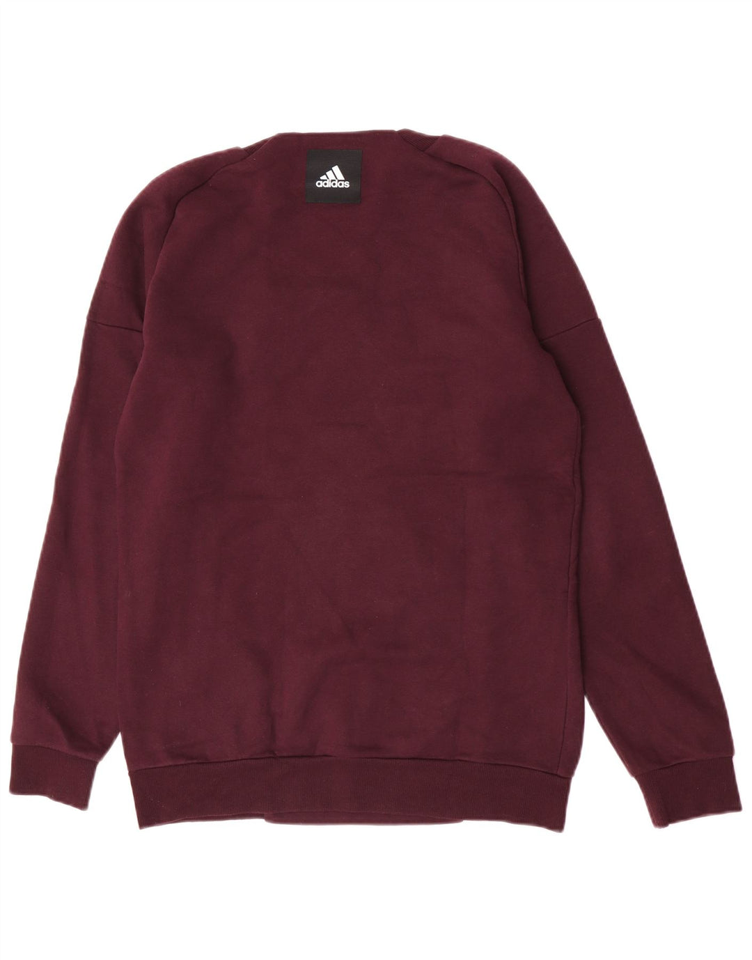 Męska bluza Adidas z grafiką, mała bordowa