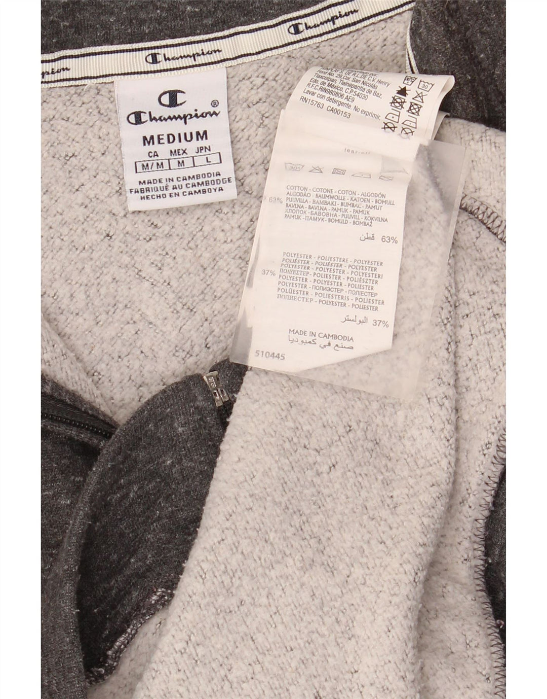 Damska bluza dresowa Champion Oversize UK 14 Medium Grey Flecked