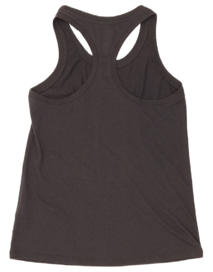 Damska kamizelka z grafiką Nike Dri Fit Top UK 10, mała, czarna, poliester