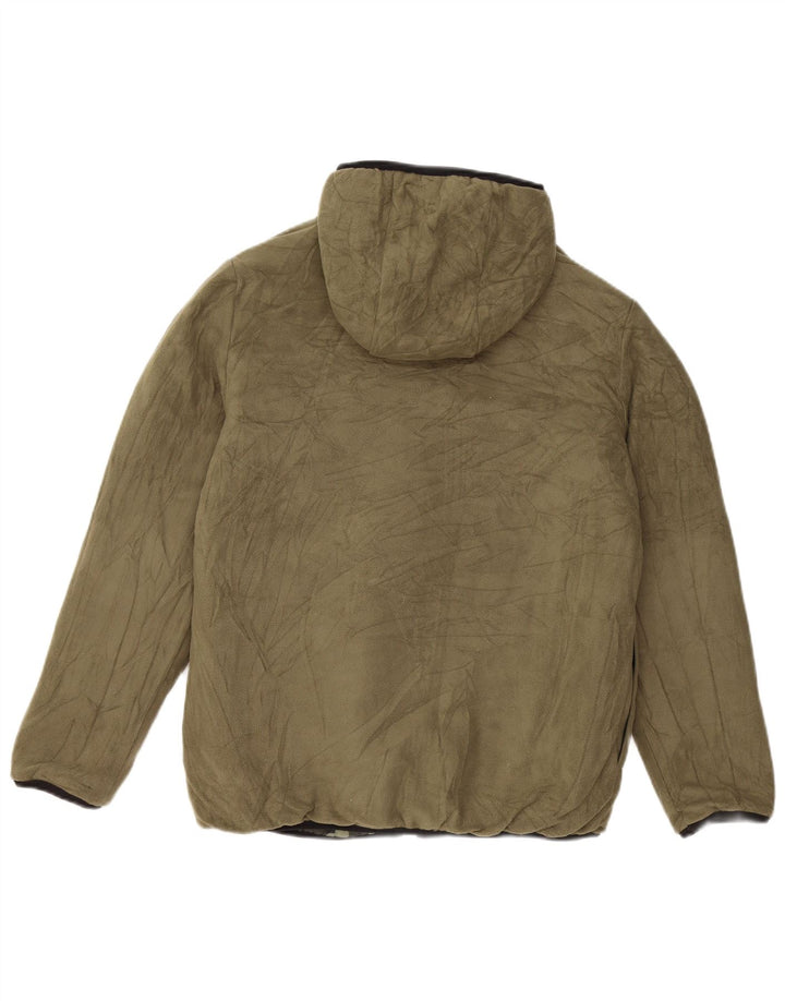 UNDER ARMOUR Chłopięcy, ocieplany płaszcz z kapturem, 13-14 lat, kamuflaż khaki