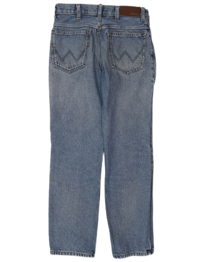 Wrangler Męskie Proste Dżinsy W30 L30 Niebieskie Bawełniane