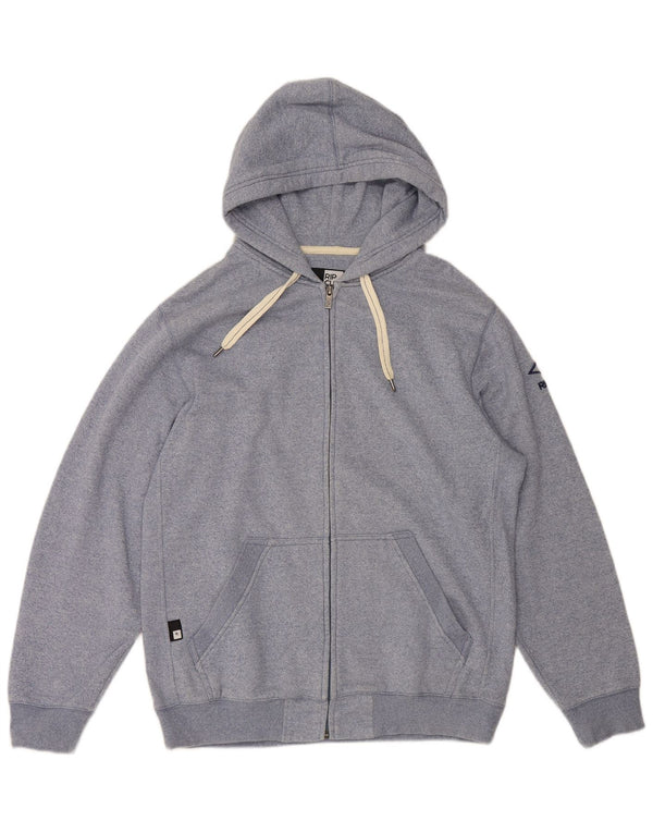 Męski sweter z kapturem i zamkiem błyskawicznym Rip Curl, duży, niebieski, bawełniany