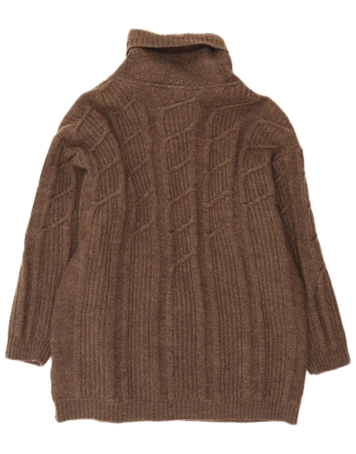 Sweter damski Geiger EU 42, duży, brązowy, wełniany