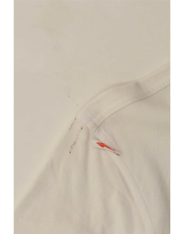 Męska koszulka polo o dopasowanym kroju Fred Perry, średnia biała bawełna