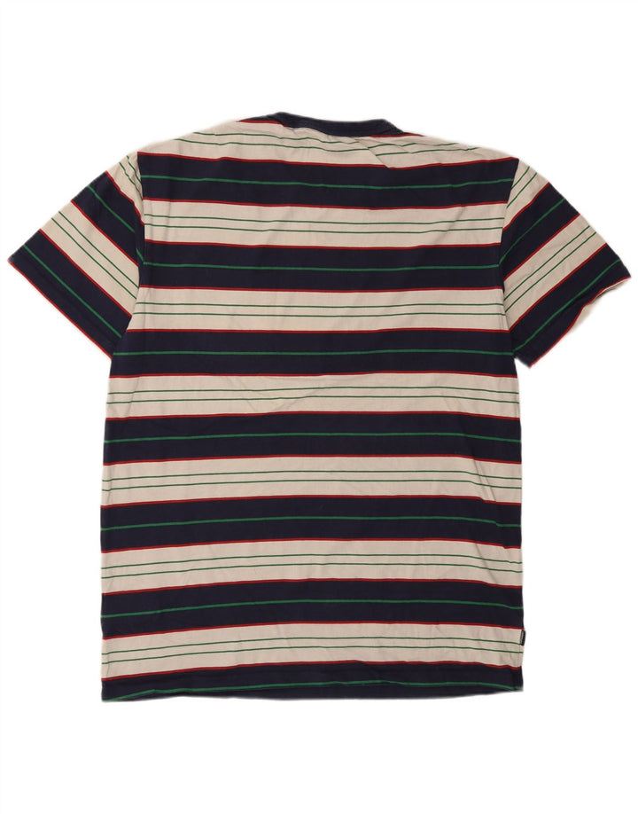 T-shirt męski Superdry, duży, bawełniany w wielokolorowe paski