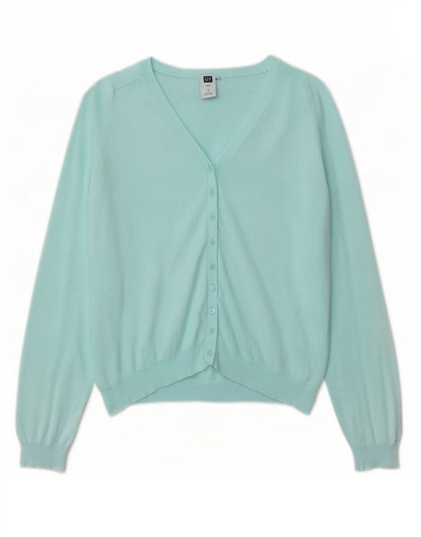 Sweter damski Gap Cardigan UK 10 Small, turkusowa bawełna