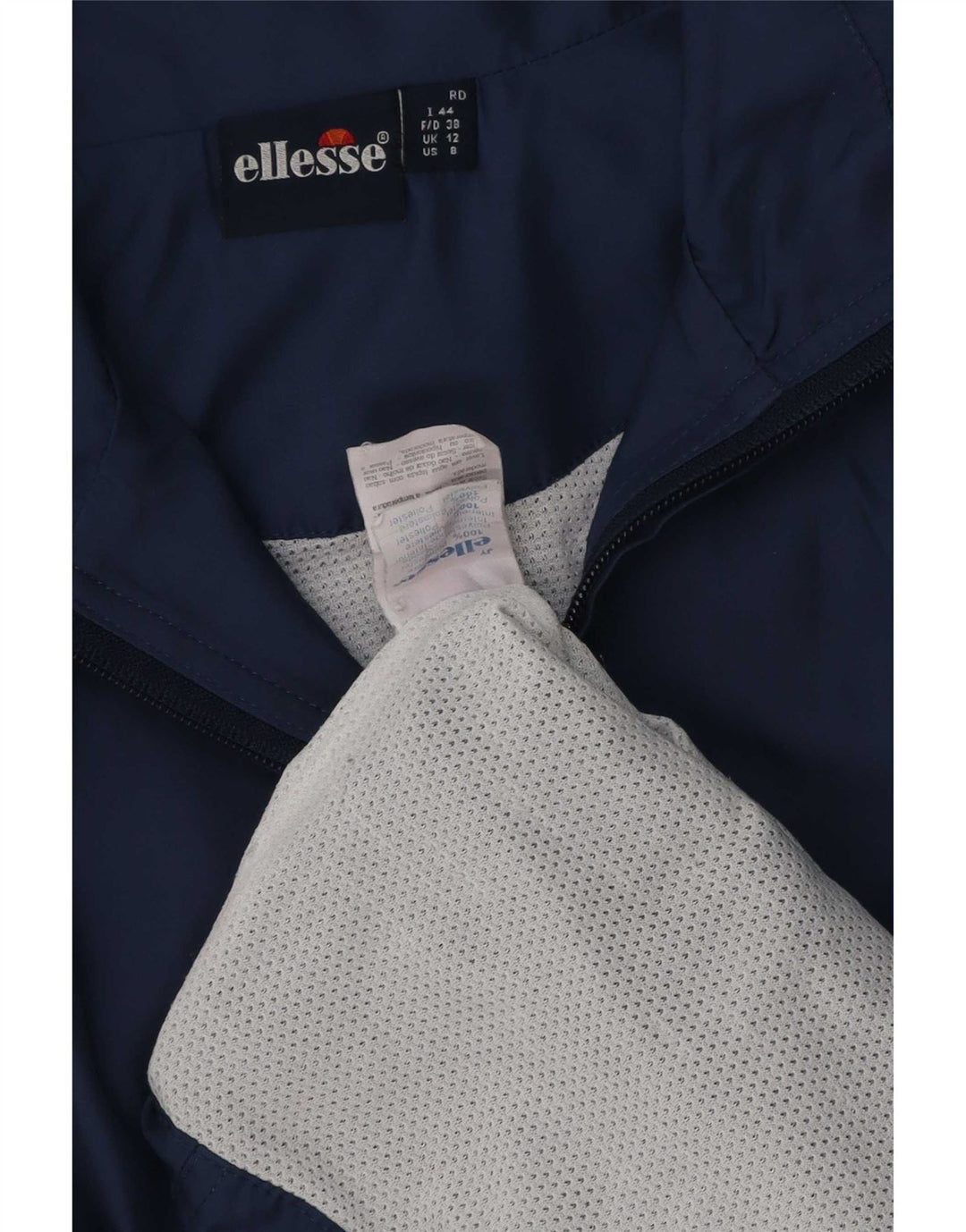 Damska kurtka dresowa Ellesse oversize UK 12, średnia granatowa