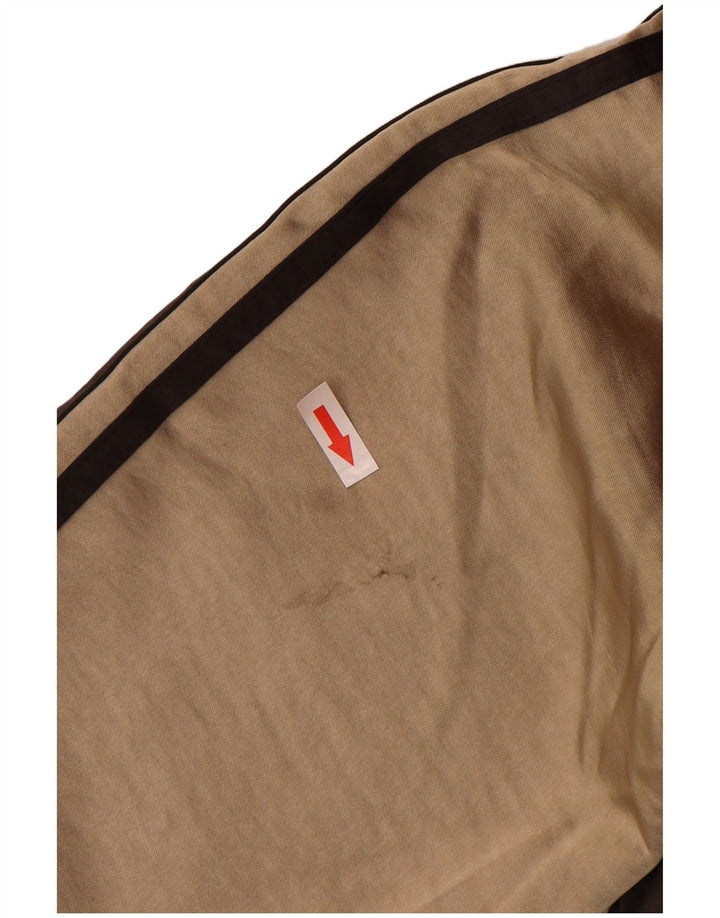 Damska kurtka dresowa Superdry Graphic UK 16, duża, brązowa, z blokami kolorów