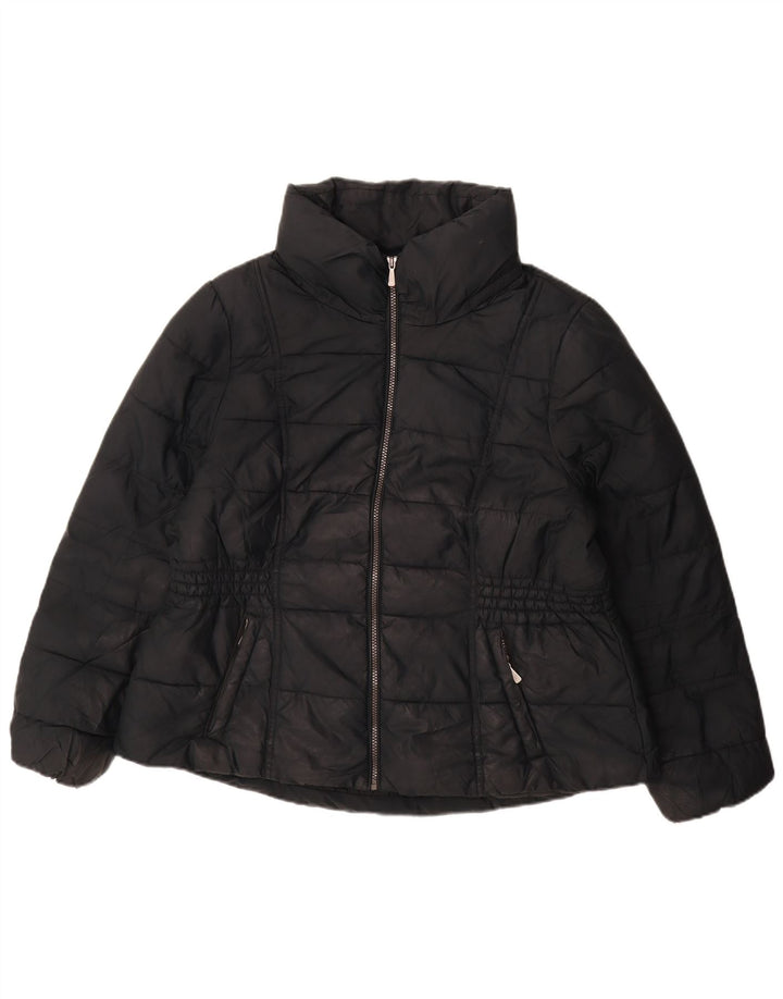 Marks & Spencer Damska ocieplana kurtka UK 20 2XL Granatowa, poliestrowa