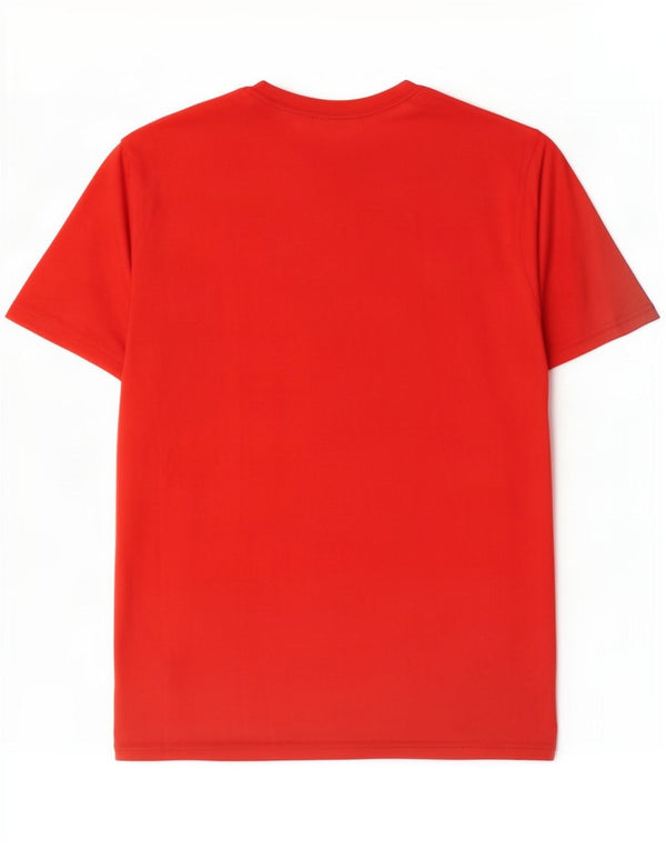 Męski T-shirt z grafiką Nike Dri Fit, średni czerwony poliester
