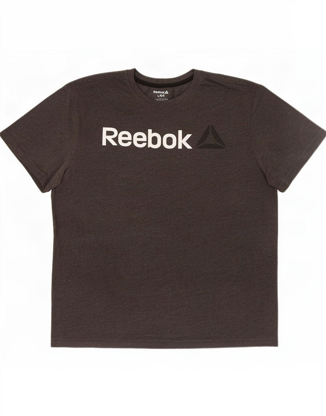 Męska koszulka Reebok z grafiką, duża, szara