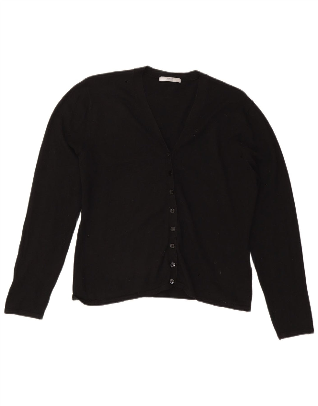 Marks & Spencer Damski sweter kardigan UK 16, duża, czarna wiskoza