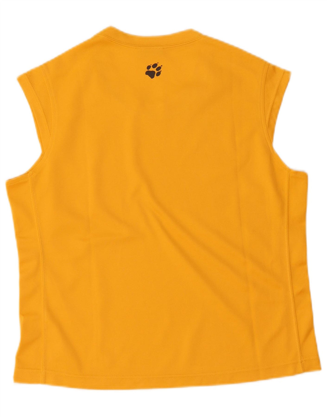 JACK WOLFSKIN Womens Vest Top UK 14 Large Yellow