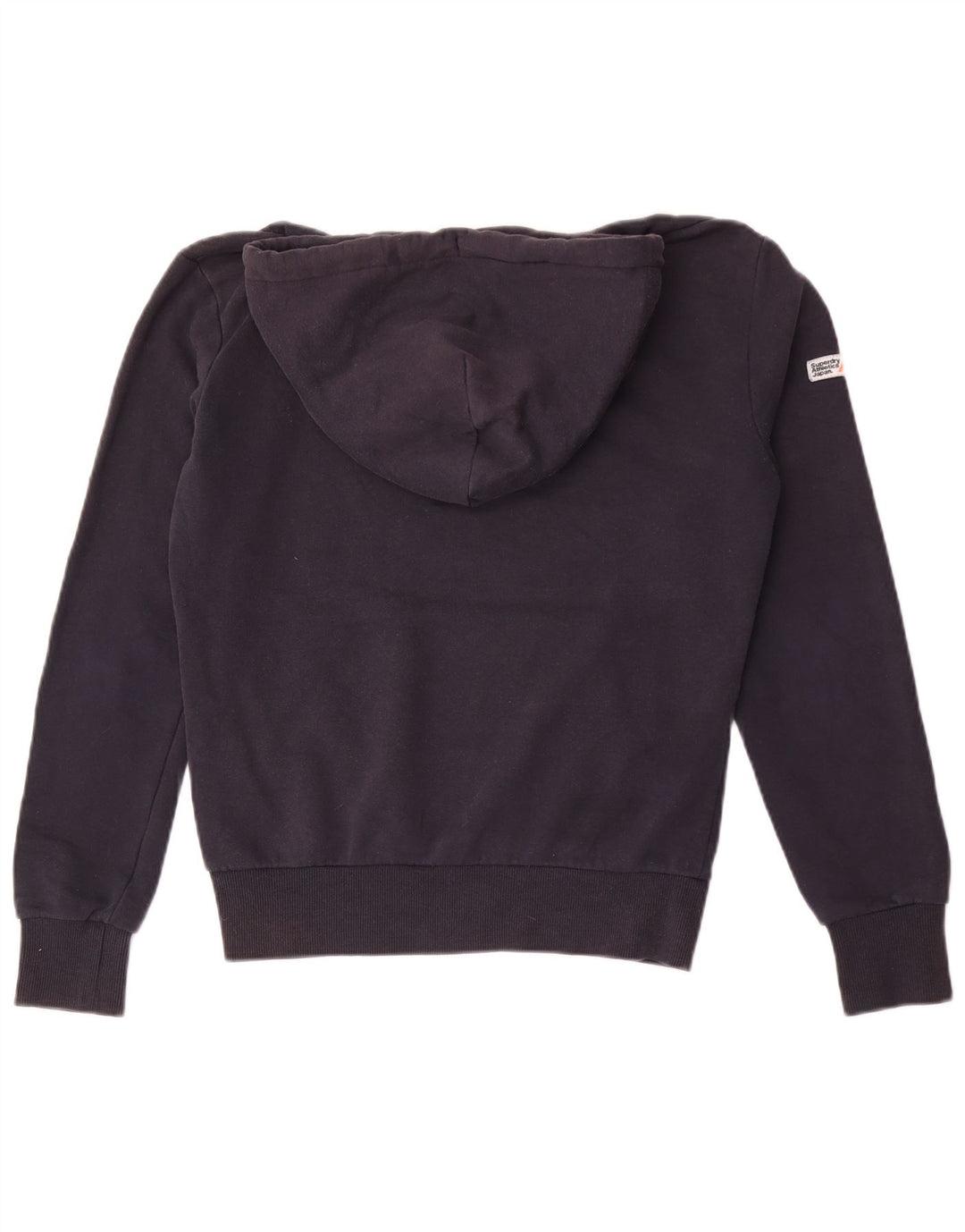 Męski sweter z kapturem Superdry, mały, granatowy, bawełniany