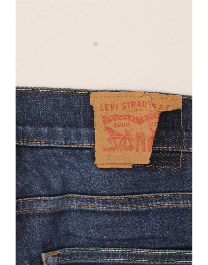 Męskie jeansy Levi's 511 Slim W33 L34 Granatowa bawełna