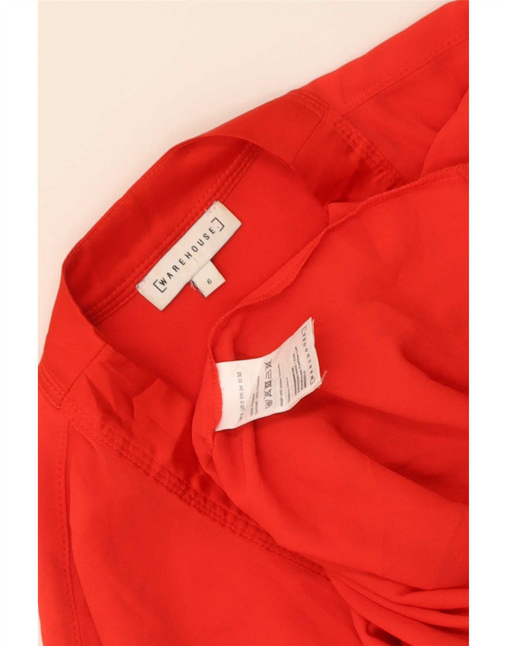Bluzka damska Warehouse UK 6 XS, czerwony poliester