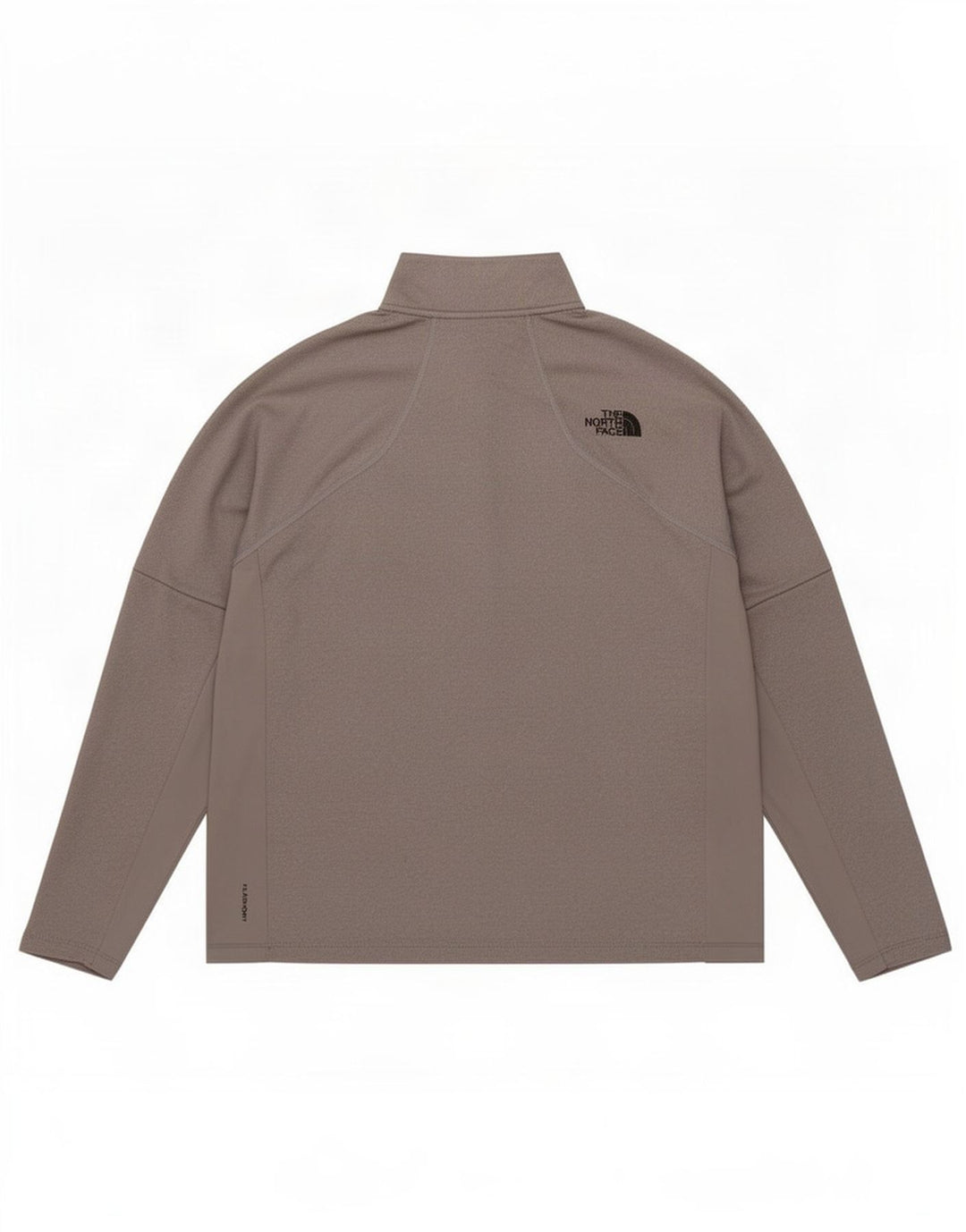 Męski dres The North Face z zamkiem błyskawicznym i dużym szarym poliestrem