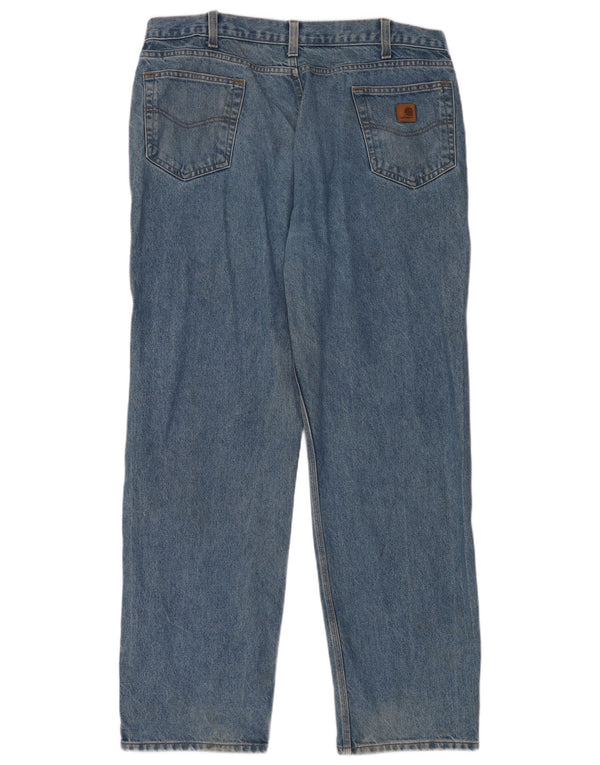 Carhartt Mens Straight Jeans W40 L34 Blue