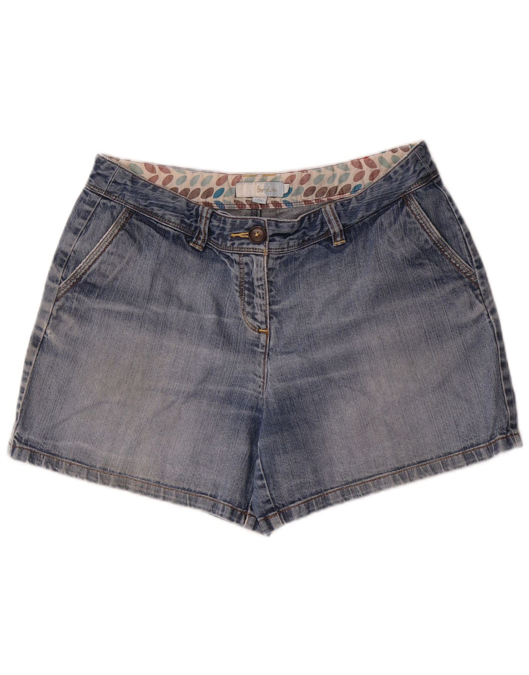 Damskie spodenki jeansowe Boden UK 14, duże, W34, niebieskie, bawełniane