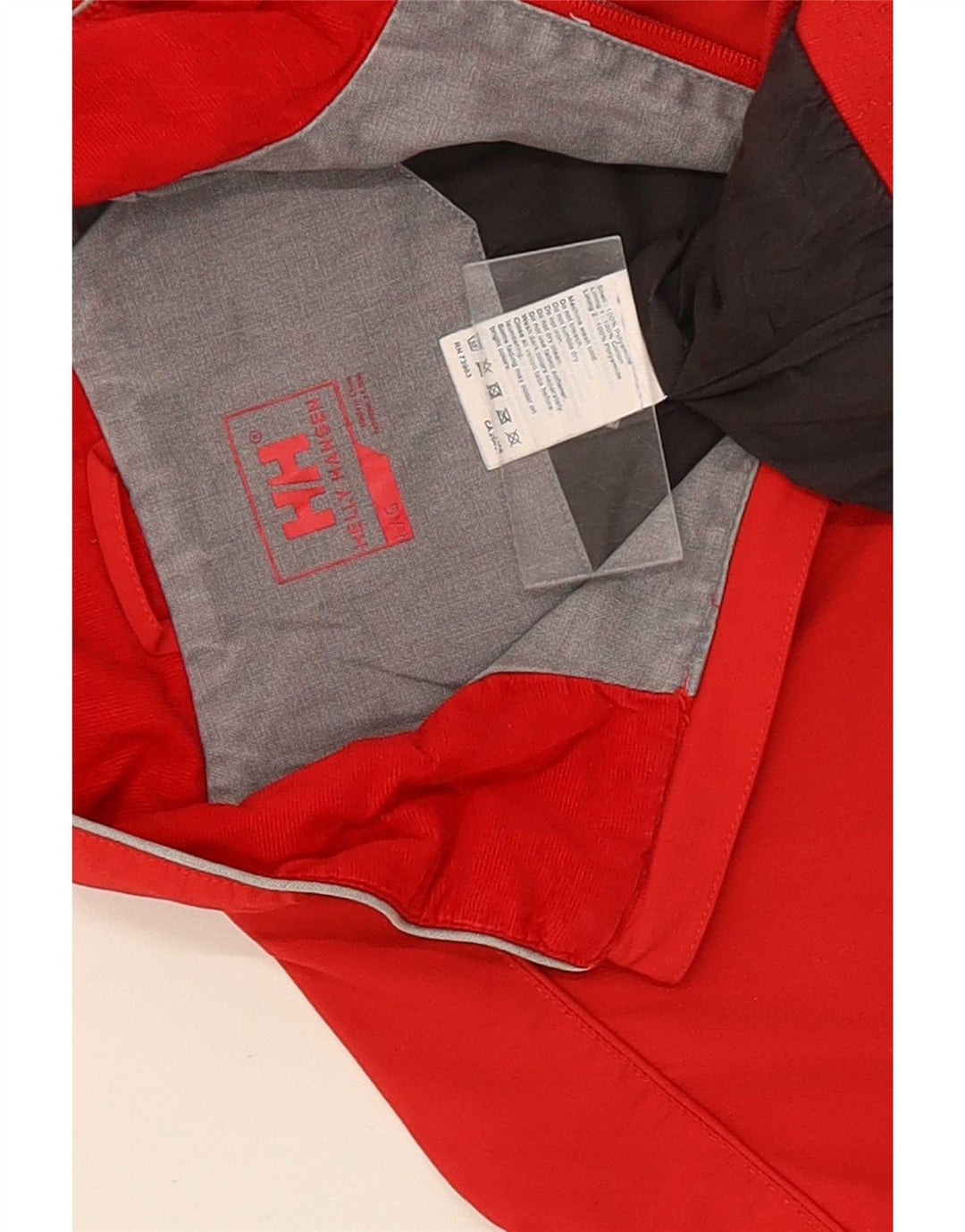 Męska kurtka bomber Helly Hansen Graphic UK 40, duża, czerwona, sportowa z poliamidu