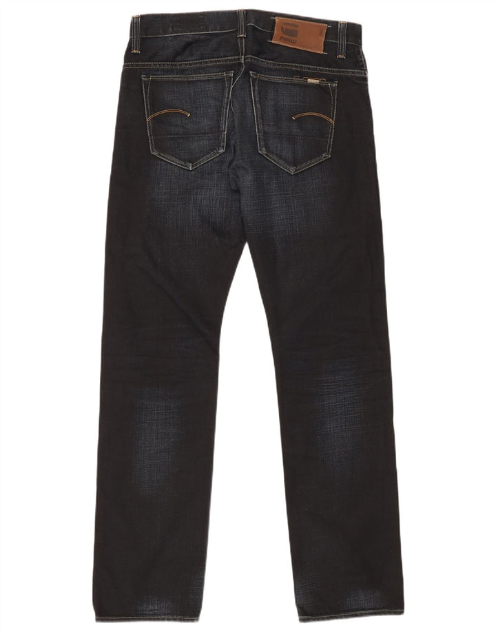 Damskie jeansy G-STAR 3301 Slim W32 L32 Granatowa bawełna