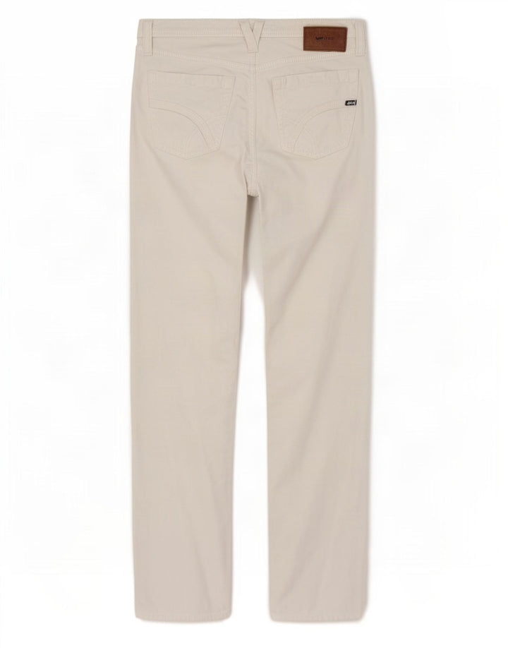 Damskie jeansy typu slim Gas W31 L34 Biała bawełna