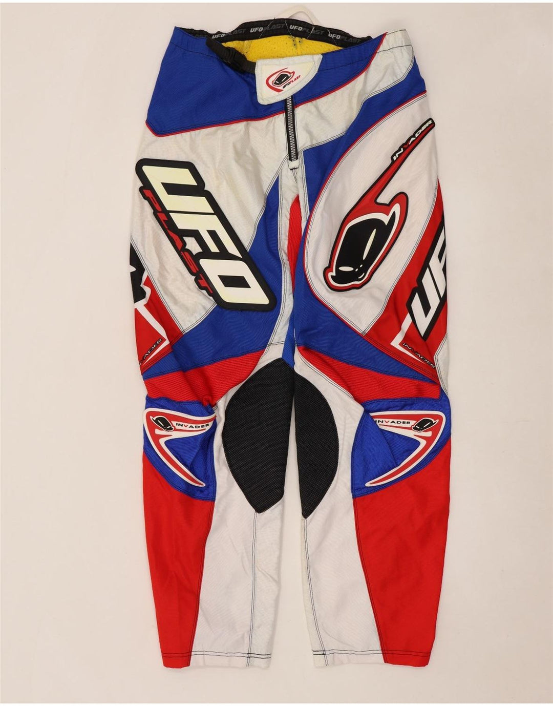 Męskie spodnie z grafiką UFO IT 54 2XL W36 L32 Wielokolorowe bloki kolorów