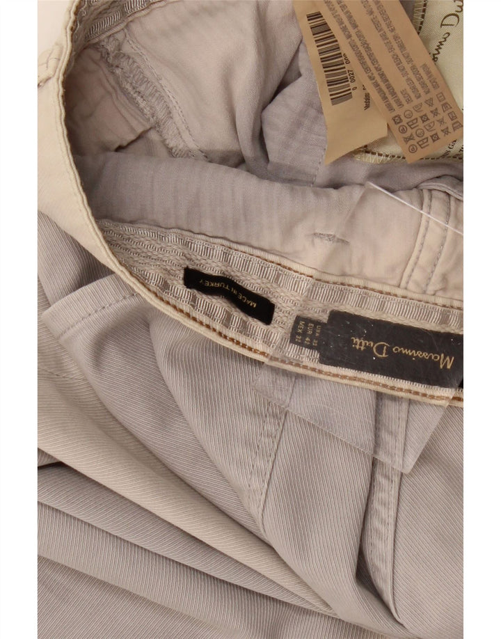 MASSIMO DUTTI Męskie proste spodnie codzienne EU 42 Large W32 L32 Szare