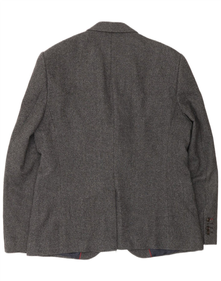 Męska marynarka zapinana na 2 guziki Jack Wills UK 42 XL Szara wełna