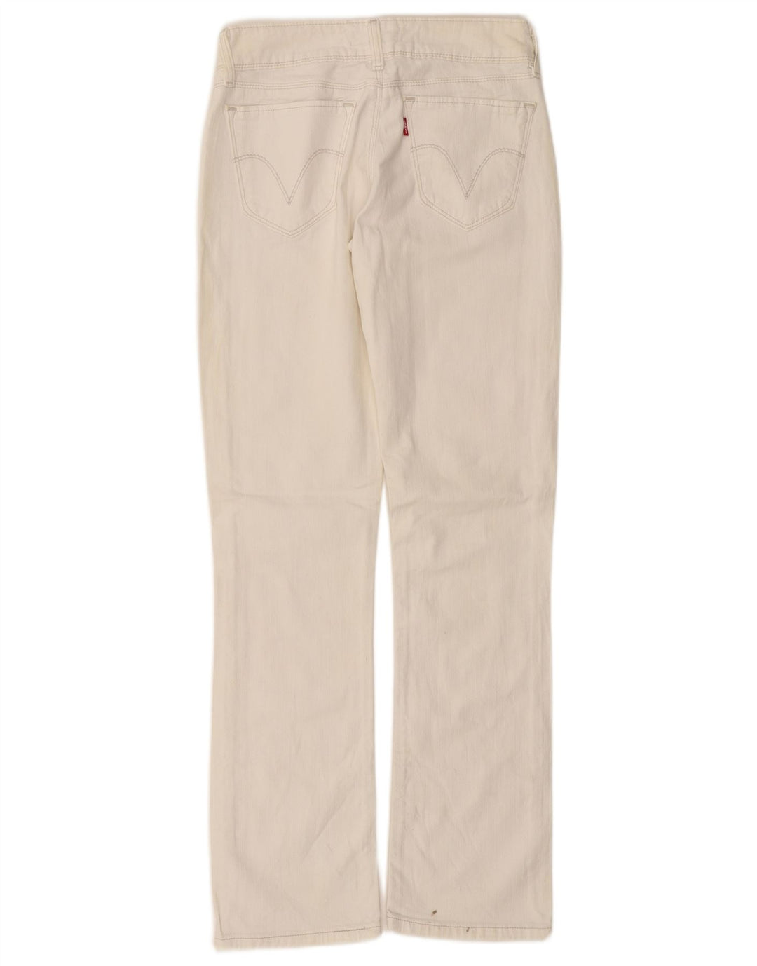 Damskie jeansy Levi's 470 o niskiej talii W32 L32 Off White